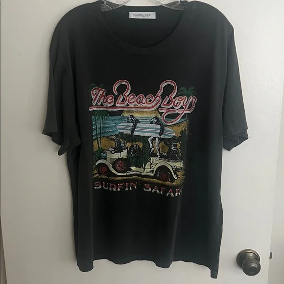 Daydreamer Black 'The Beach Boys' Graphic Tee - Picture 1 of 7